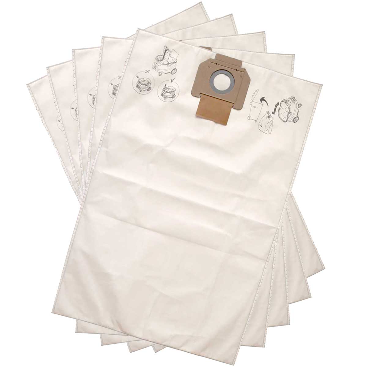 Mirka Leros Fleece Dust Bags 5pk